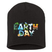 Earth Day Environmental Protection Save Tree & Animals Short Acrylic Beanie