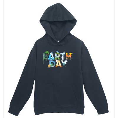 Earth Day Environmental Protection Save Tree & Animals Urban Pullover Hoodie