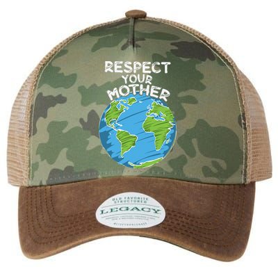 Earth Day Everyday Respect Your Mother Legacy Tie Dye Trucker Hat