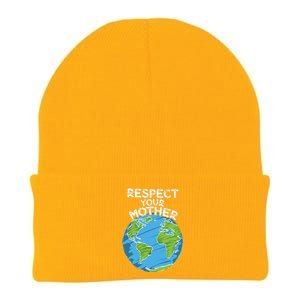 Earth Day Everyday Respect Your Mother Knit Cap Winter Beanie