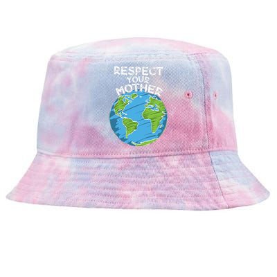 Earth Day Everyday Respect Your Mother Tie-Dyed Bucket Hat