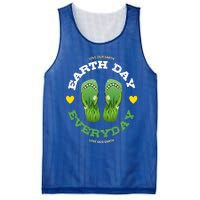 Earth Day Everyday Love Our Earth Green Flip Flop Gift Mesh Reversible Basketball Jersey Tank