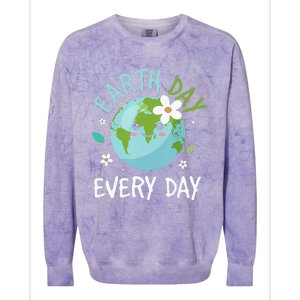 Earth Day Everyday Environment Earth Day 2024 Colorblast Crewneck Sweatshirt