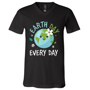 Earth Day Everyday Environment Earth Day 2024 V-Neck T-Shirt