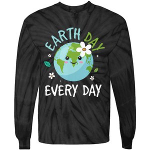 Earth Day Everyday Environment Earth Day 2024 Tie-Dye Long Sleeve Shirt