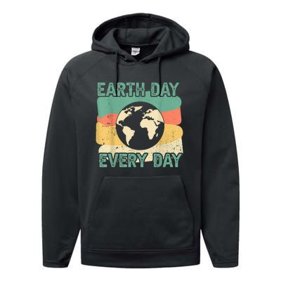 Earth Day Every Day Performance Fleece Hoodie