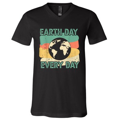 Earth Day Every Day V-Neck T-Shirt