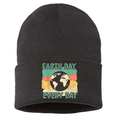 Earth Day Every Day Sustainable Knit Beanie