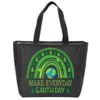 Earth Day Everyday Rainbow 2024 Zip Tote Bag