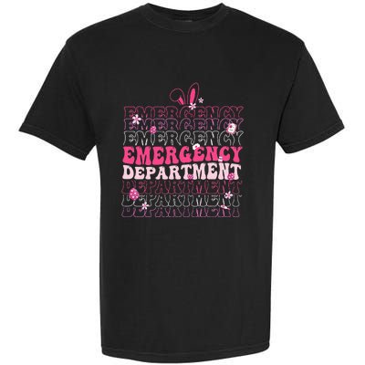 Emergency Department Er Nurse Bunny Garment-Dyed Heavyweight T-Shirt