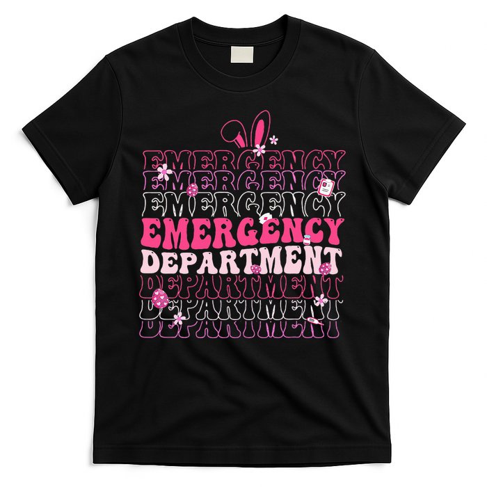 Emergency Department Er Nurse Bunny T-Shirt