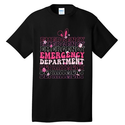 Emergency Department Er Nurse Bunny Tall T-Shirt