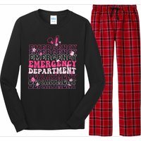 Emergency Department Er Nurse Bunny Long Sleeve Pajama Set