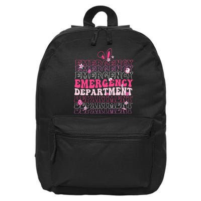 Emergency Department Er Nurse Bunny 16 in Basic Backpack