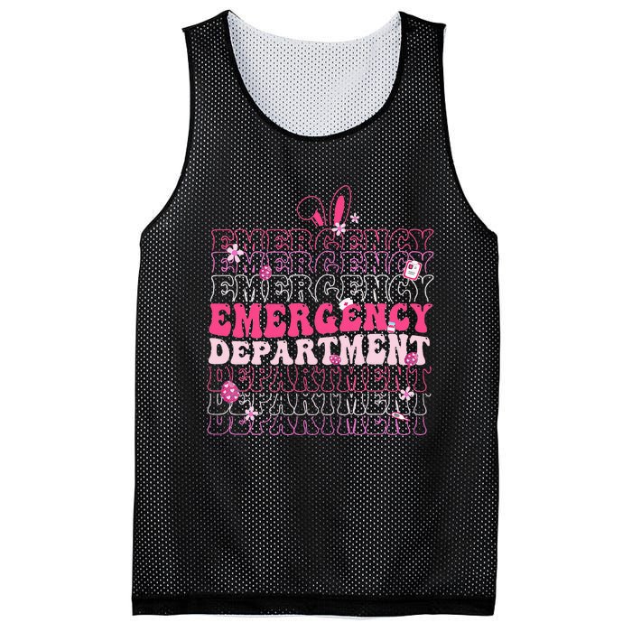 Emergency Department Er Nurse Bunny Mesh Reversible Basketball Jersey Tank