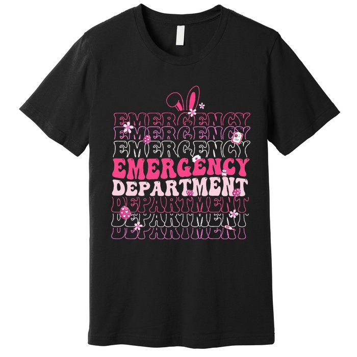 Emergency Department Er Nurse Bunny Premium T-Shirt