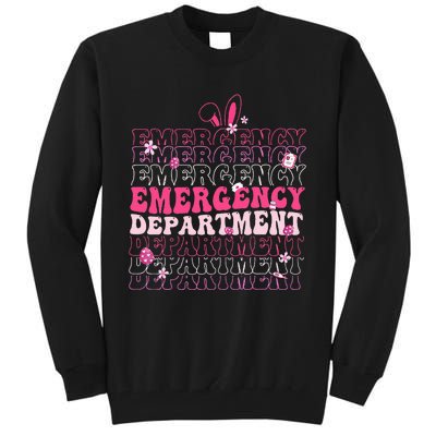 Emergency Department Er Nurse Bunny Tall Sweatshirt