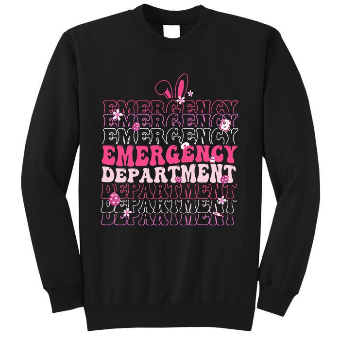 Emergency Department Er Nurse Bunny Tall Sweatshirt