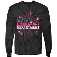 Emergency Department Er Nurse Bunny Tie-Dye Long Sleeve Shirt