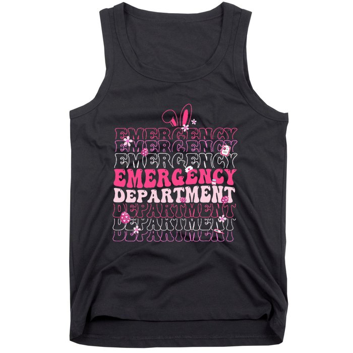 Emergency Department Er Nurse Bunny Tank Top