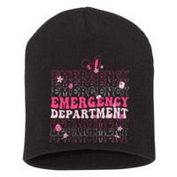 Emergency Department Er Nurse Bunny Short Acrylic Beanie