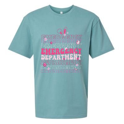 Emergency Department Er Nurse Bunny Sueded Cloud Jersey T-Shirt