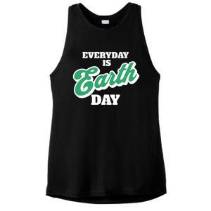 Earth Day Everyday Day Is Earth Day Climate Change Planet Meaningful Gift Ladies PosiCharge Tri-Blend Wicking Tank