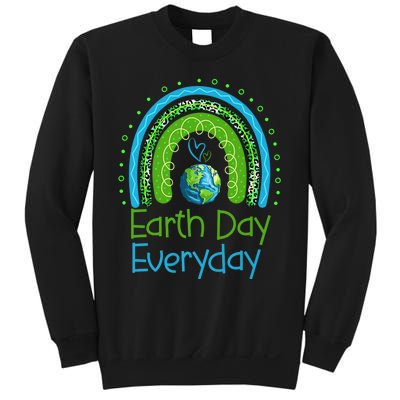 Earth Day Everyday Rainbow Design Earth Day Sweatshirt