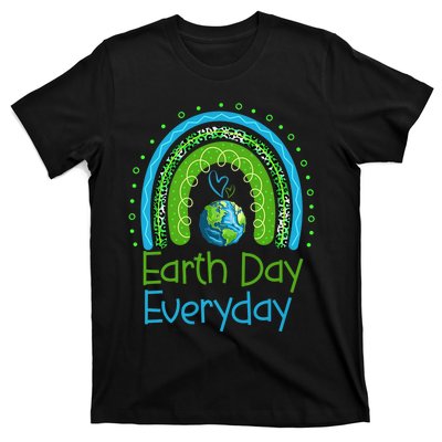 Earth Day Everyday Rainbow Design Earth Day T-Shirt