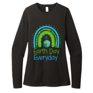 Earth Day Everyday Rainbow Design Earth Day Womens CVC Long Sleeve Shirt