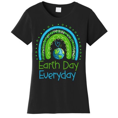 Earth Day Everyday Rainbow Design Earth Day Women's T-Shirt