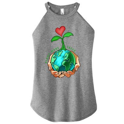 Earth Day Everyday Plant More Trees Save Our Climate Change Cool Gift Women's Perfect Tri Rocker Tank