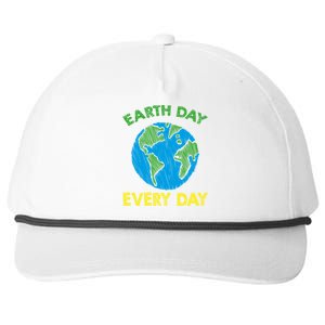 Earth Day Everyday Save Planet Nature Love Environtal Cute Gift Snapback Five-Panel Rope Hat