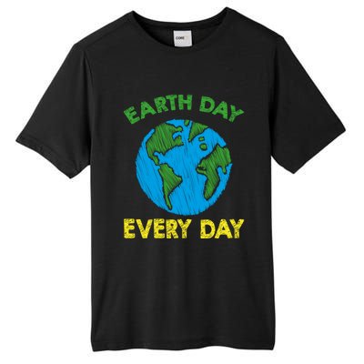 Earth Day Everyday Save Planet Nature Love Environtal Cute Gift Tall Fusion ChromaSoft Performance T-Shirt