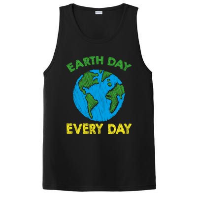 Earth Day Everyday Save Planet Nature Love Environtal Cute Gift PosiCharge Competitor Tank