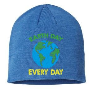 Earth Day Everyday Save Planet Nature Love Environtal Cute Gift Sustainable Beanie