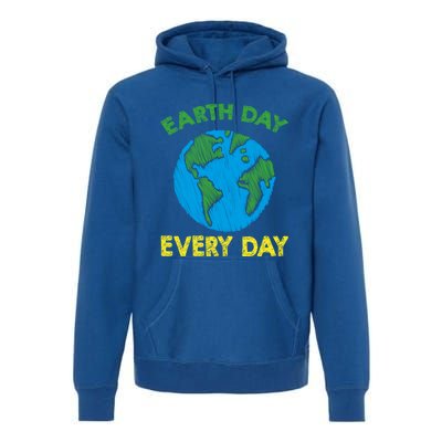 Earth Day Everyday Save Planet Nature Love Environtal Cute Gift Premium Hoodie