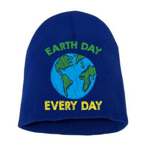 Earth Day Everyday Save Planet Nature Love Environtal Cute Gift Short Acrylic Beanie