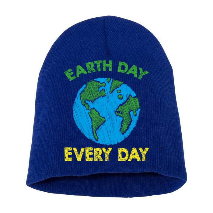 Earth Day Everyday Save Planet Nature Love Environtal Cute Gift Short Acrylic Beanie