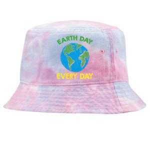 Earth Day Everyday Save Planet Nature Love Environtal Cute Gift Tie-Dyed Bucket Hat