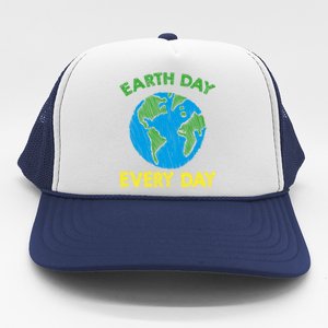 Earth Day Everyday Save Planet Nature Love Environtal Cute Gift Trucker Hat