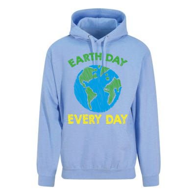 Earth Day Everyday Save Planet Nature Love Environtal Cute Gift Unisex Surf Hoodie