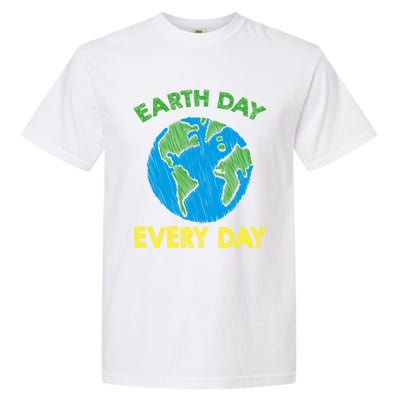 Earth Day Everyday Save Planet Nature Love Environtal Cute Gift Garment-Dyed Heavyweight T-Shirt