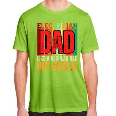 Electrician Dad Adult ChromaSoft Performance T-Shirt