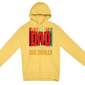 Electrician Dad Premium Pullover Hoodie