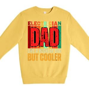 Electrician Dad Premium Crewneck Sweatshirt