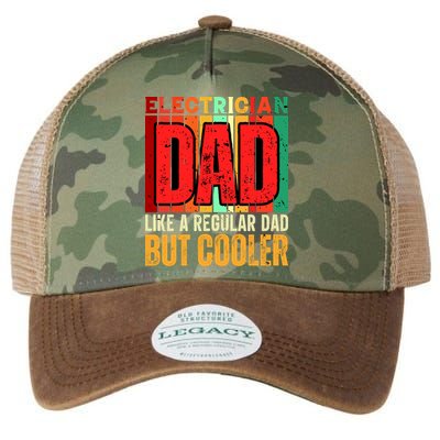 Electrician Dad Legacy Tie Dye Trucker Hat