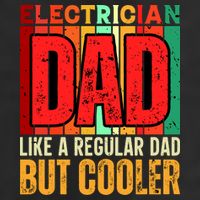 Electrician Dad Adult Drive Performance Visor
