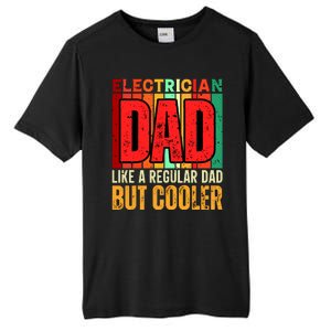 Electrician Dad Tall Fusion ChromaSoft Performance T-Shirt