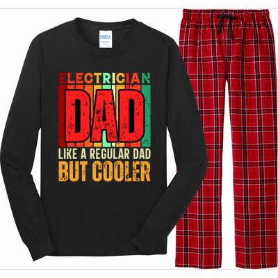 Electrician Dad Long Sleeve Pajama Set